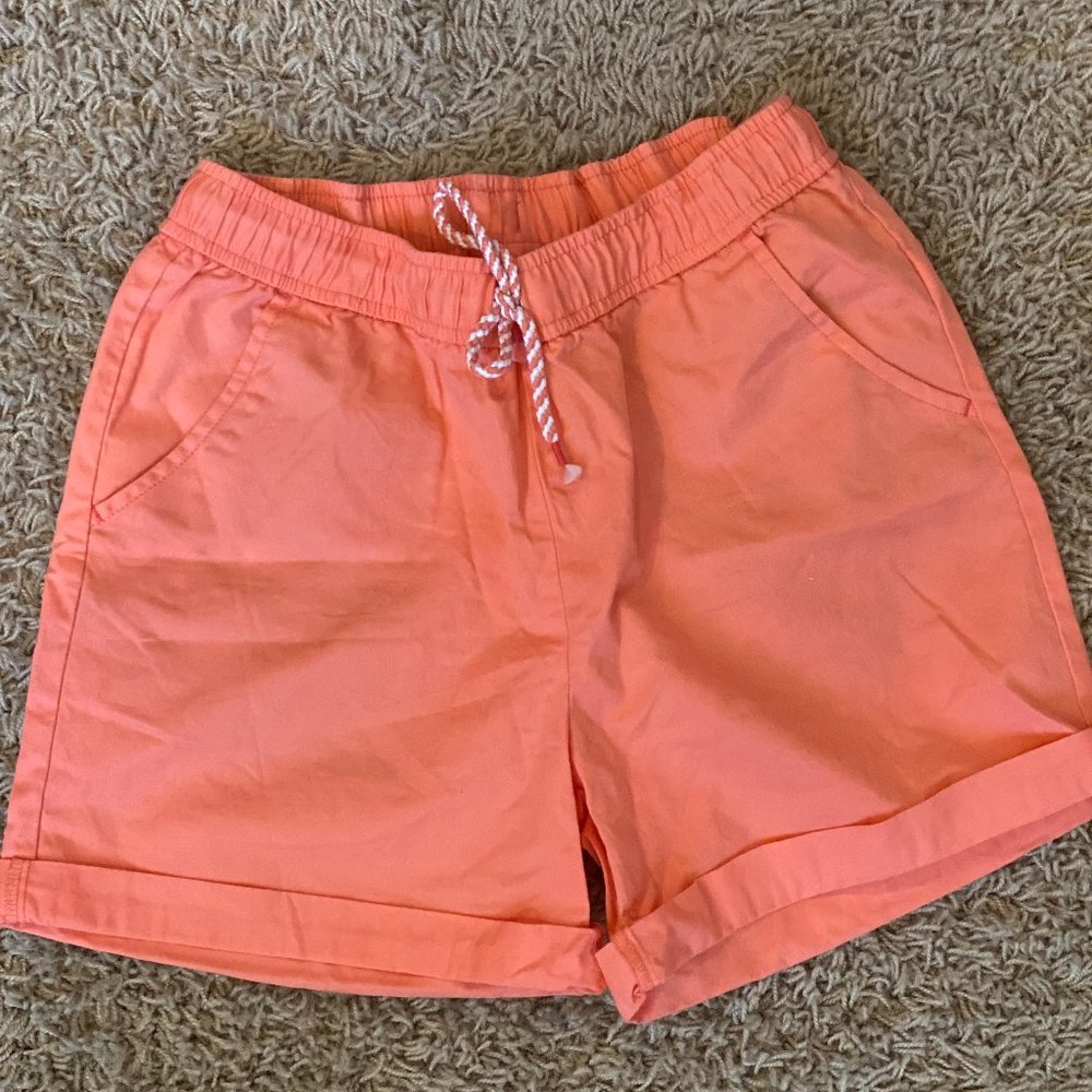 Cat & Jack Extra Large Drawstring Midi Coral Shorts
